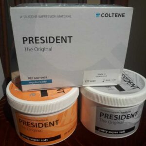 Coltene Super Soft President Original Putty Set A-Silicones Impression Material.