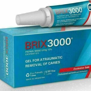 Dental Brix 3000 Dental Caries Remover Dentin Caries Enzyamtic Remover (Pack of 4)